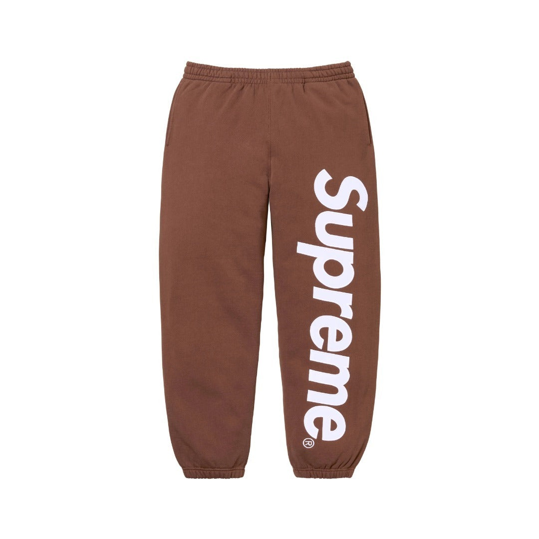 SUPREME 22FW SATIN APPLIQUE SWEATPANTS