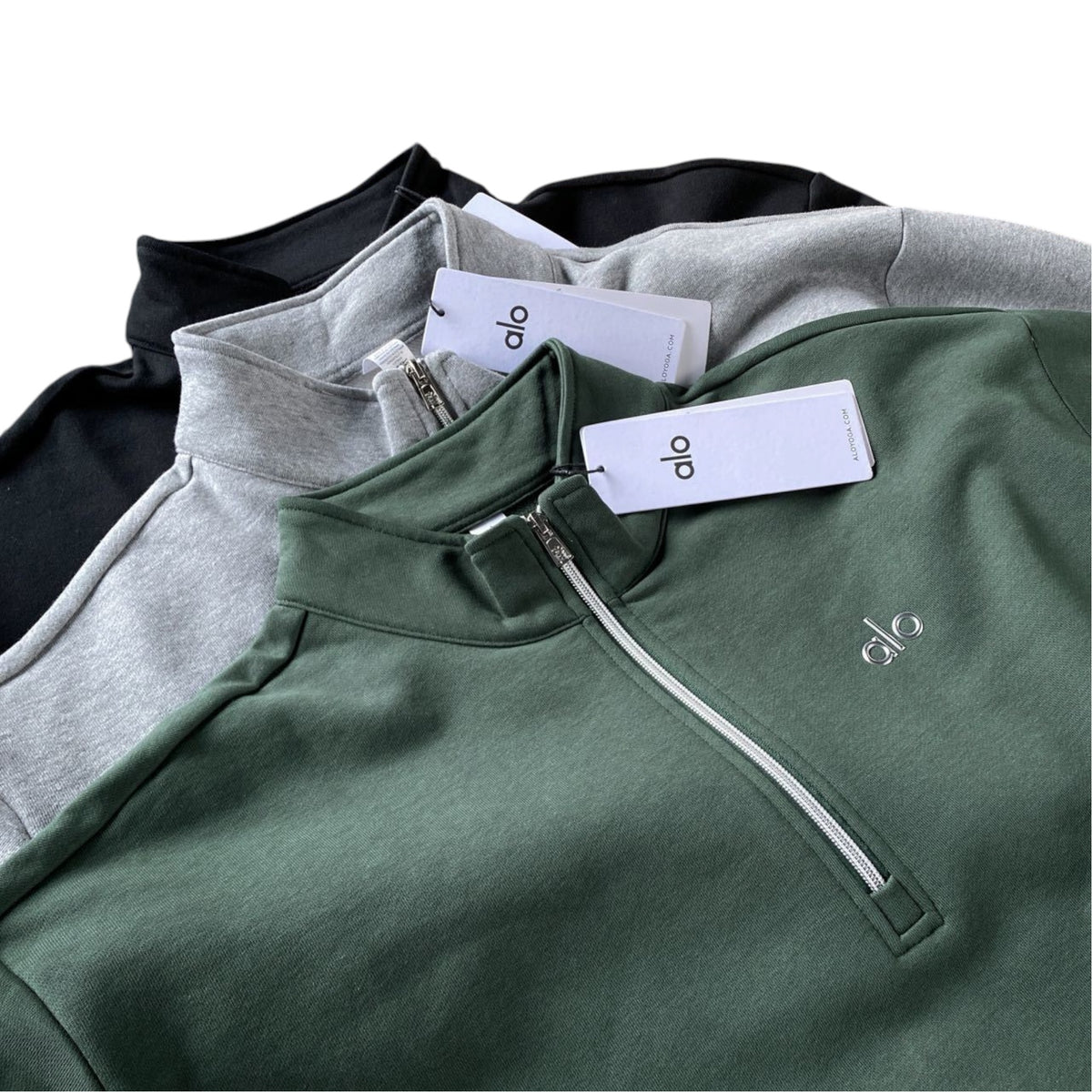 Alo Yoga half Zip long sleeve sweatshirt