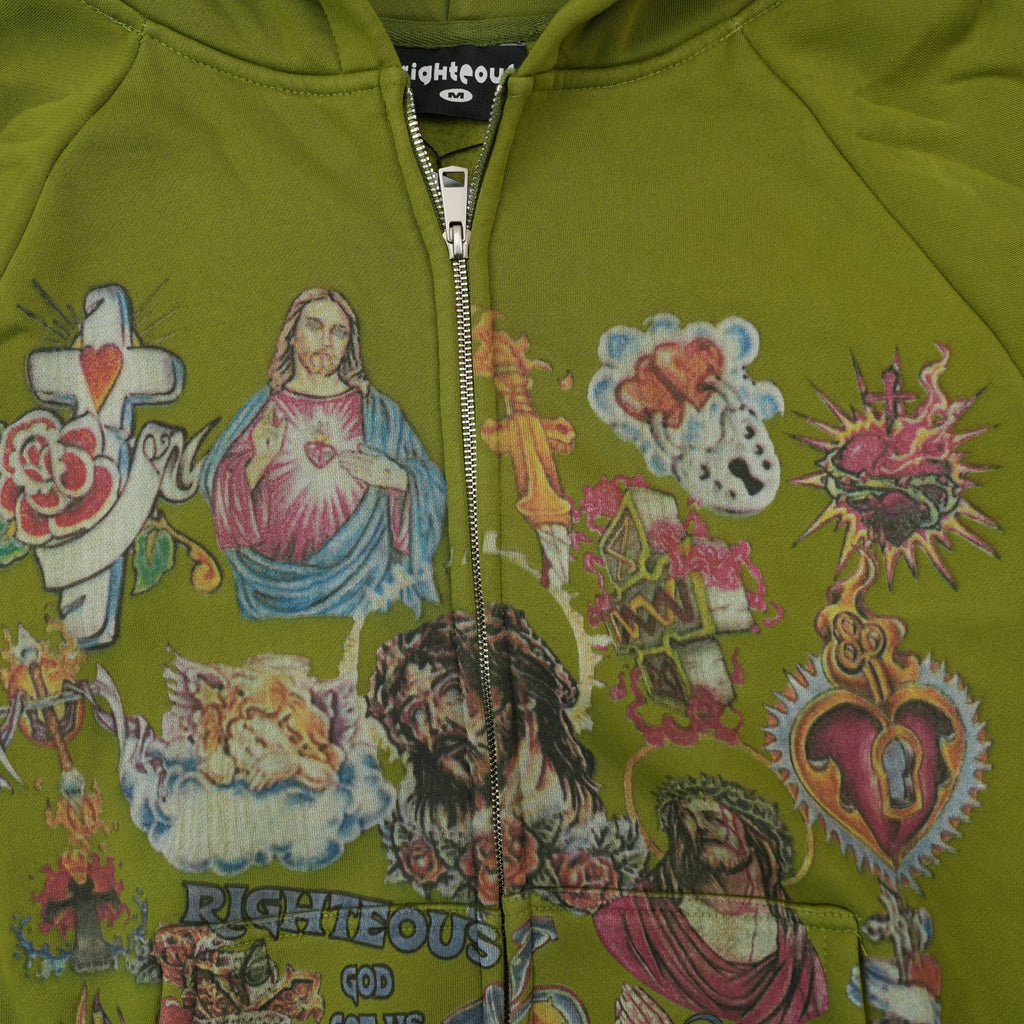 WE ARE RIGHTEOUS ZIP UP