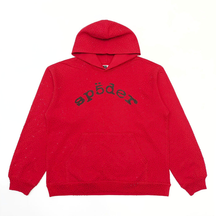 SP5DER RHINESTONES HOODIE