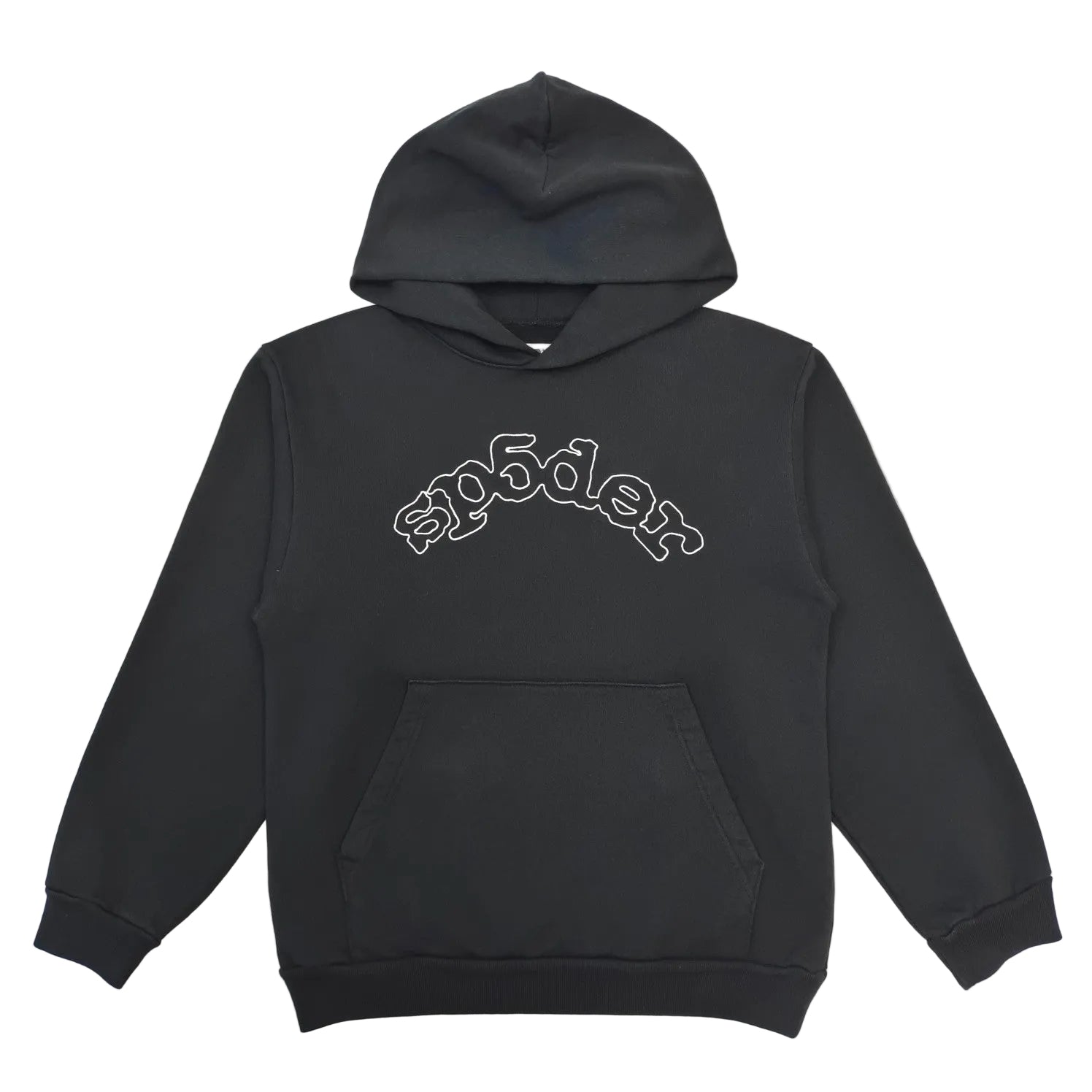 SP5DER — EMBROIDERED LOGO HOODIE