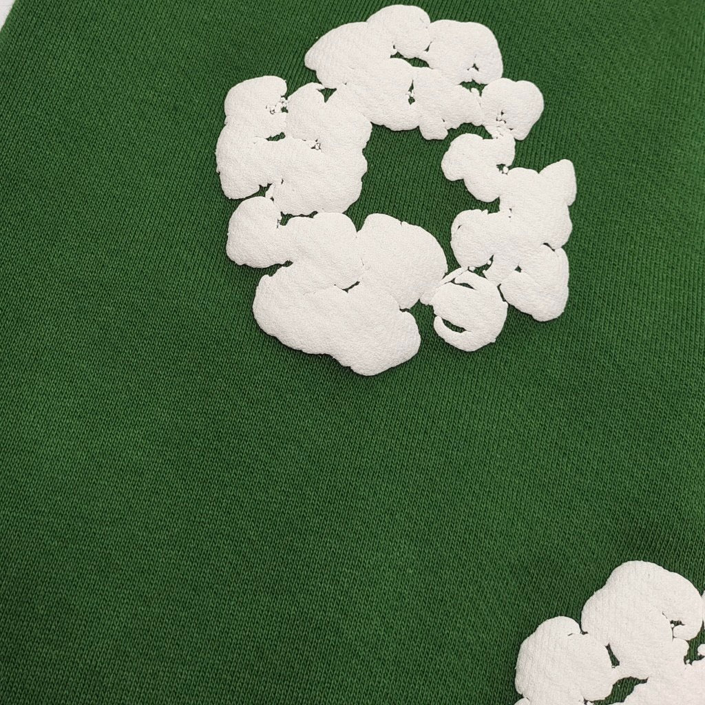 Denim Tears Cotton Wreath Shorts Green