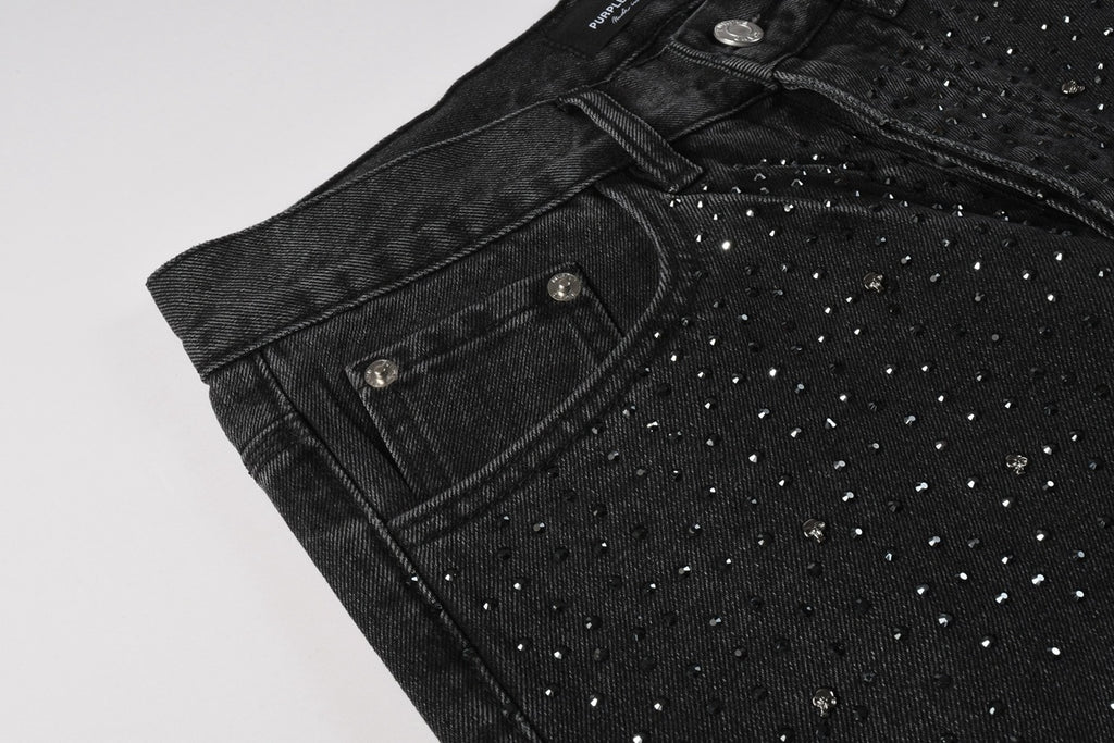 PURPLE MEN FASHION RHINESTONES JEANS “Baggy”