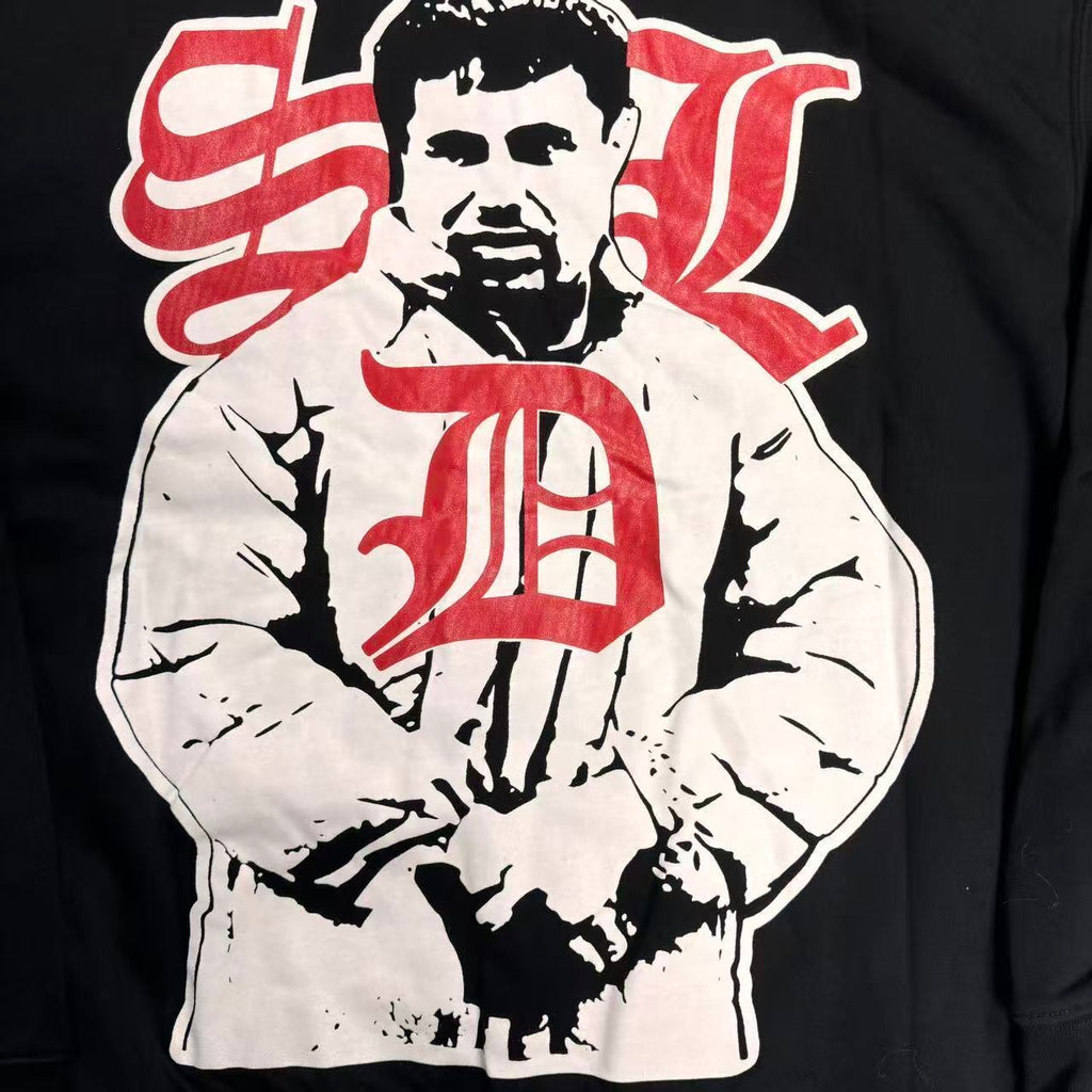 SDL RHINESTONES HOODIE / RED