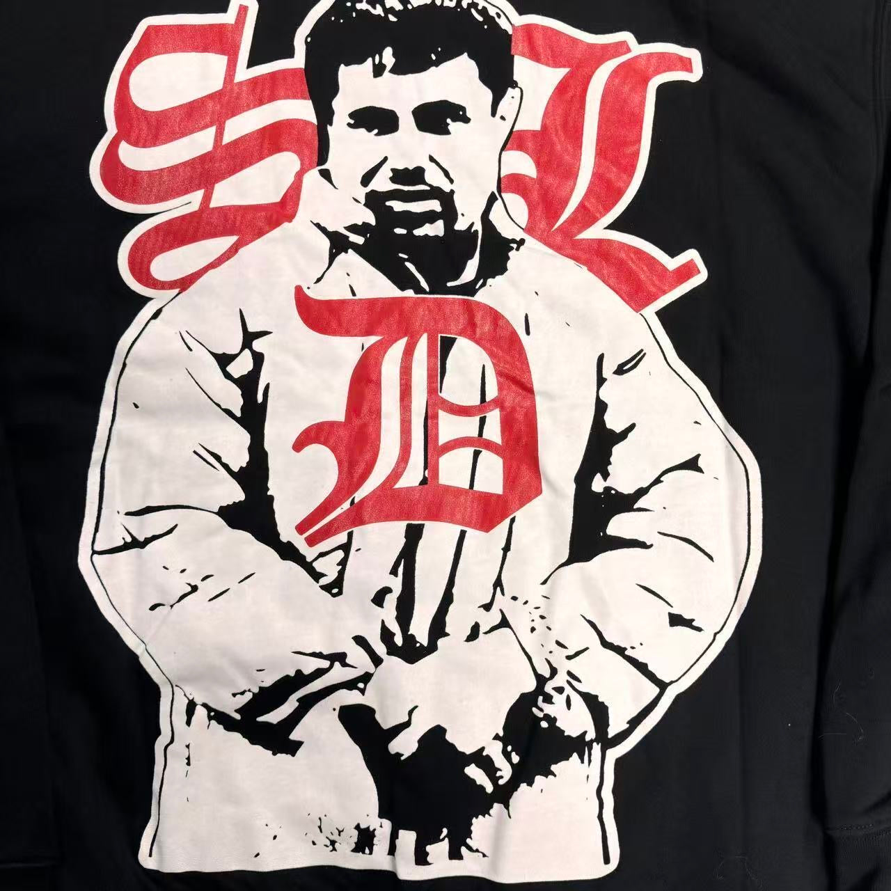 SDL RHINESTONES HOODIE / RED