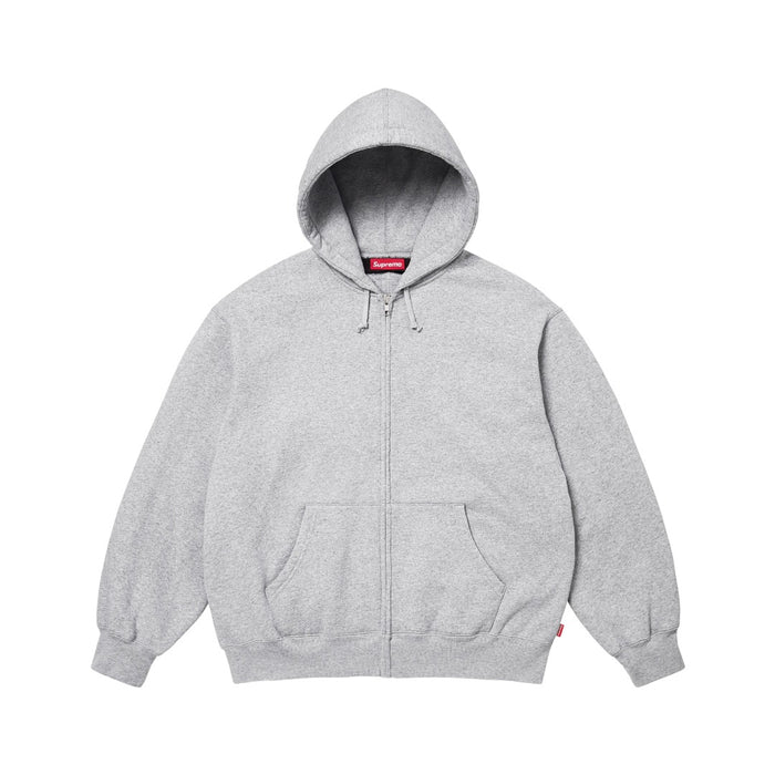 Supreme 26SS “Cut Out” Zip Up Hoodie Grey