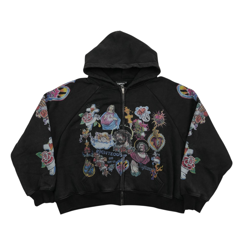 WE ARE RIGHTEOUS ZIP UP