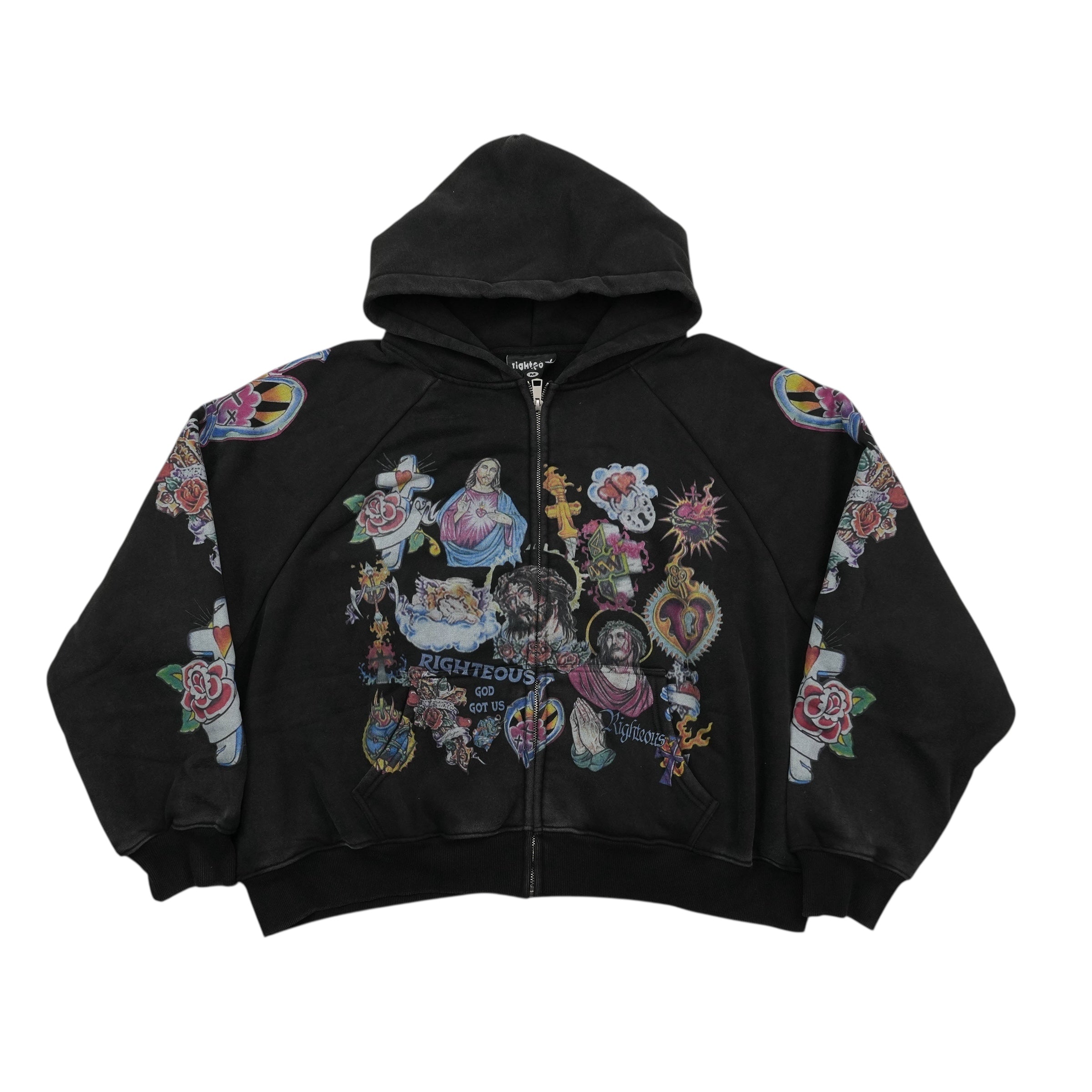 WE ARE RIGHTEOUS ZIP UP