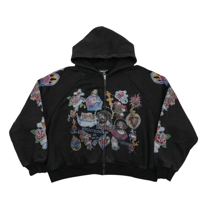 WE ARE RIGHTEOUS ZIP UP