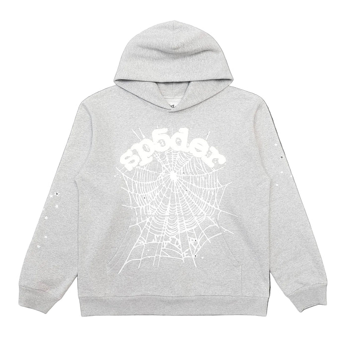 Sp5der OG Web Hoodie (Gray)