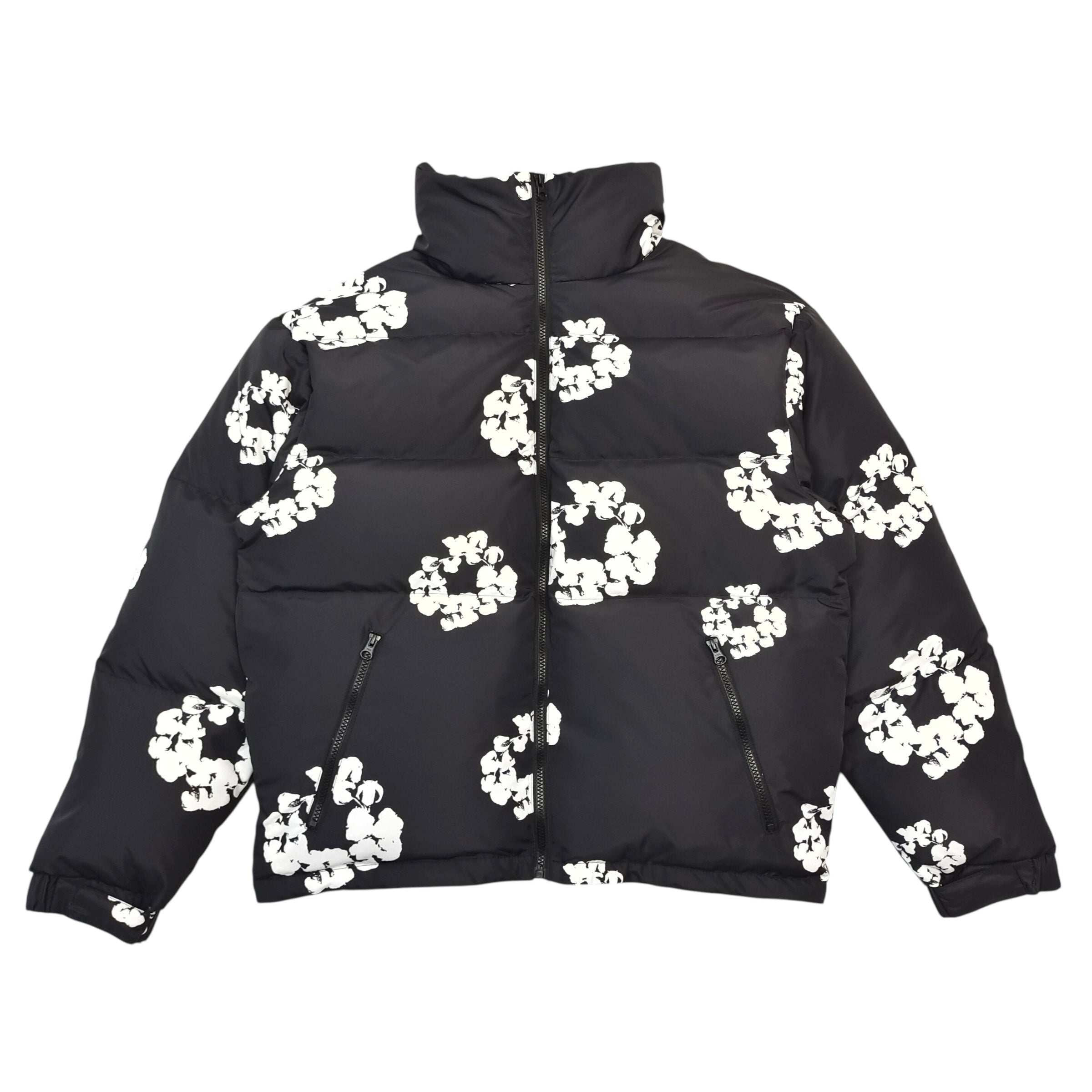 DENIM TEARS COTTON WREATH PUFFER