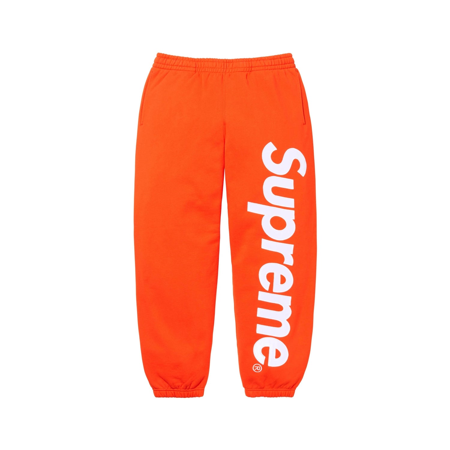 SUPREME 22FW SATIN APPLIQUE SWEATPANTS
