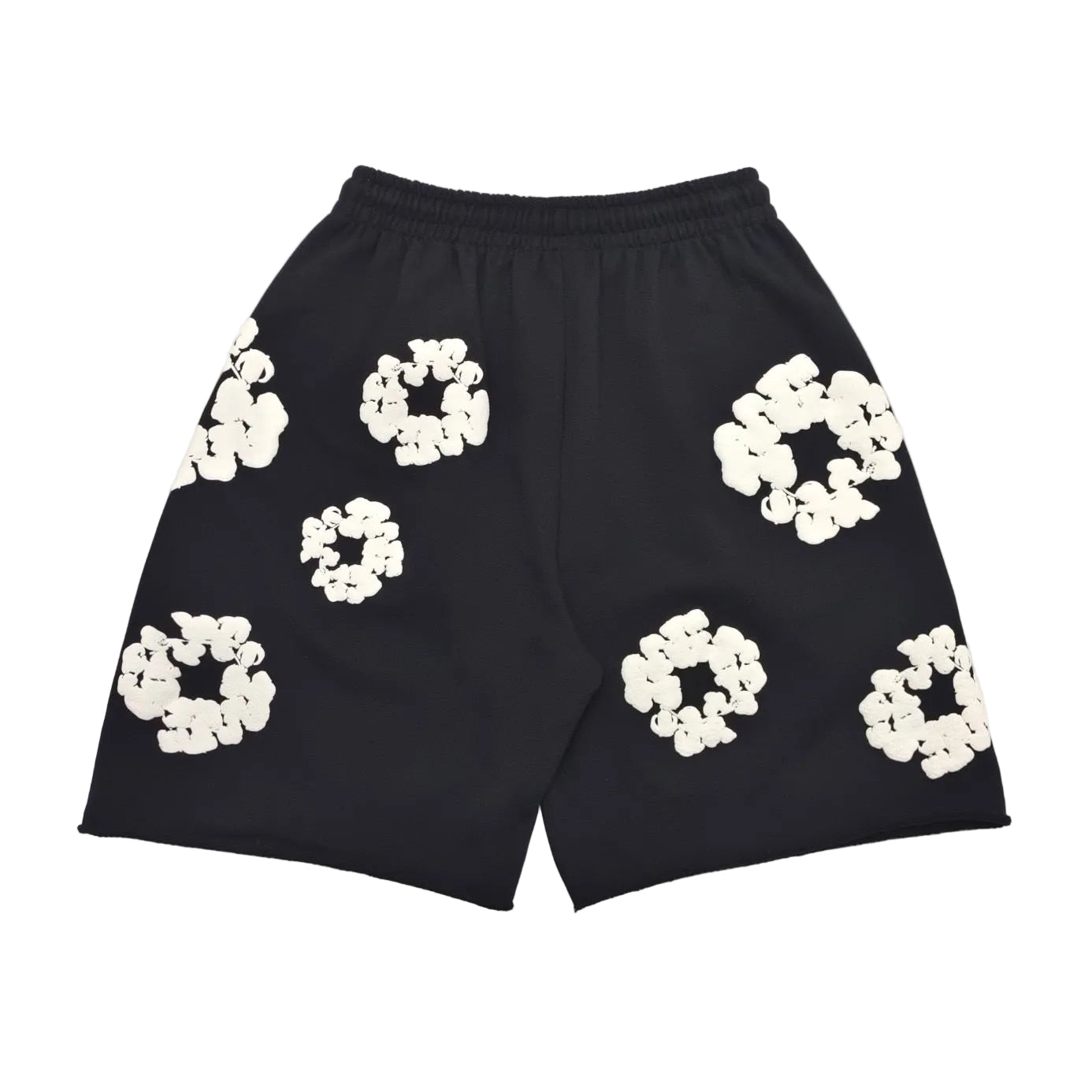 DENIM TEARS COTTOS WREATH SHORTS (Black)