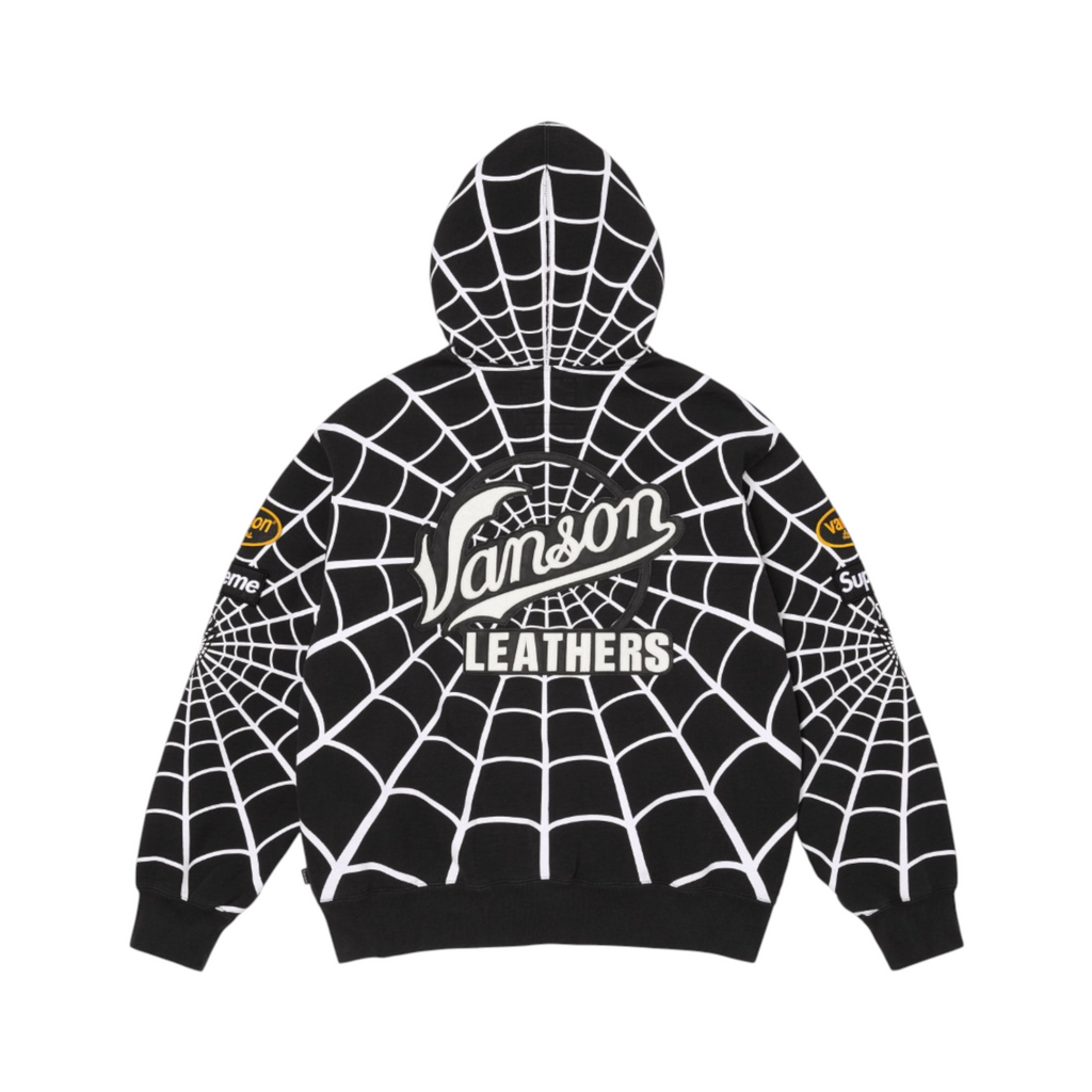 Supreme®/Vanson Leathers® Spider-Man Zip Up Hooded Sweatshirt