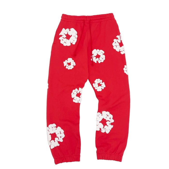 DENIM TEARS SWEATPANTS (Red/White)