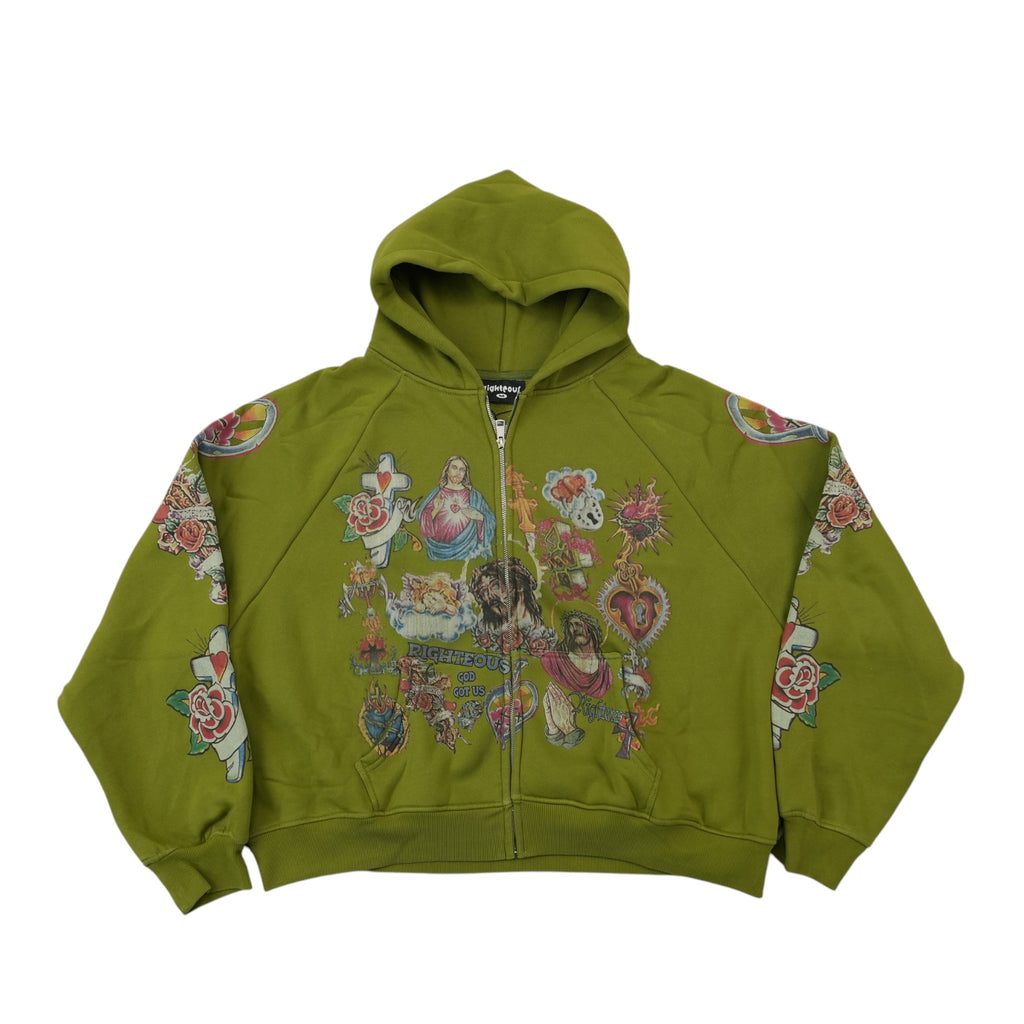WE ARE RIGHTEOUS ZIP UP