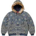 Supreme Bandana Jacquard Denim Hooded Jacket